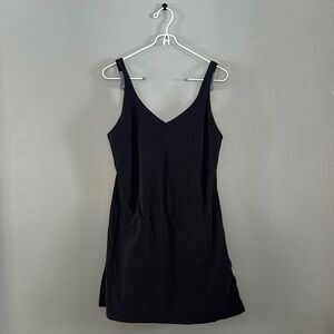 Lululemon Athletica Black V-Neck Dress